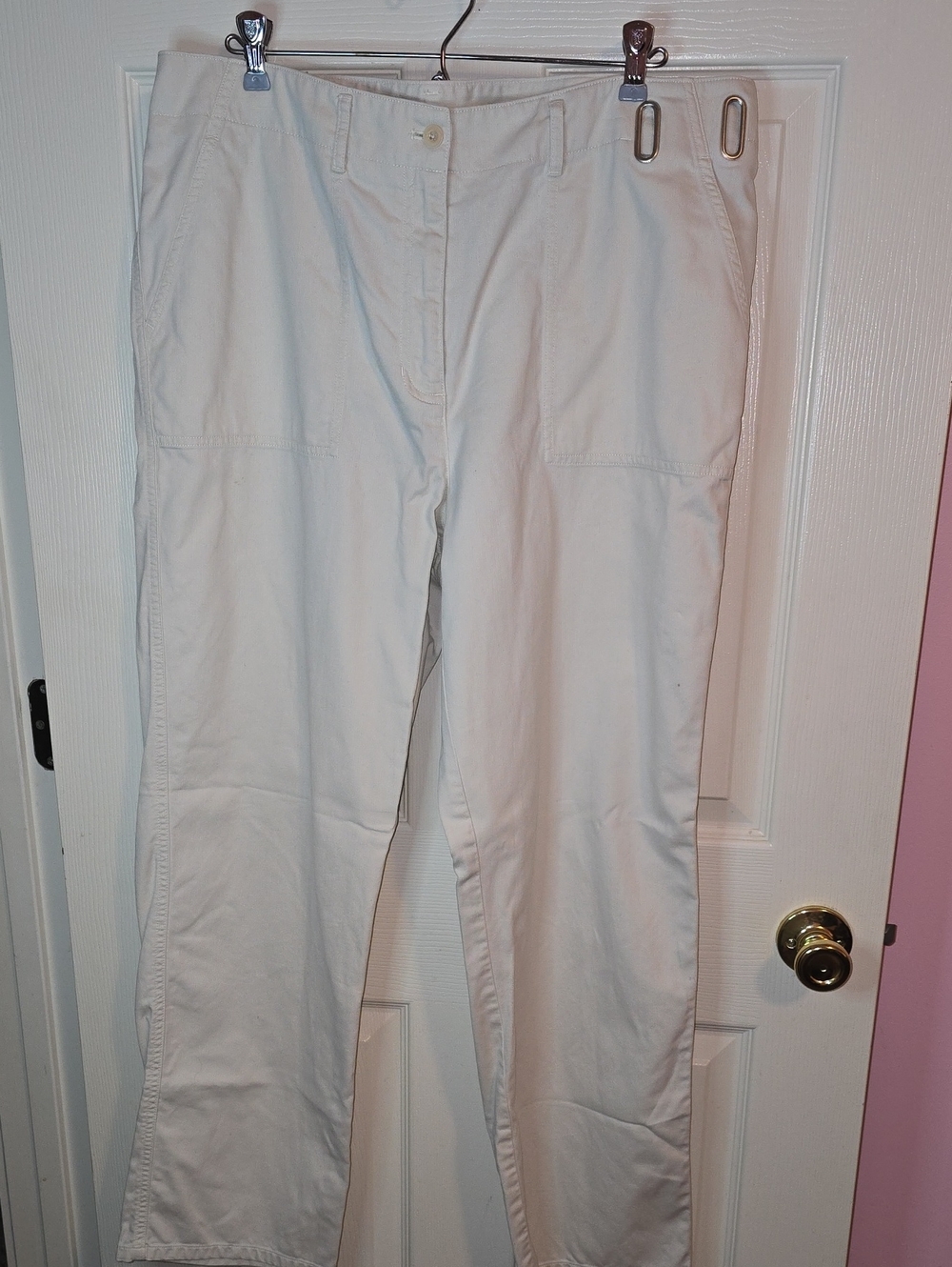 Ralph Lauren Straight Leg‎ White Women's Pants